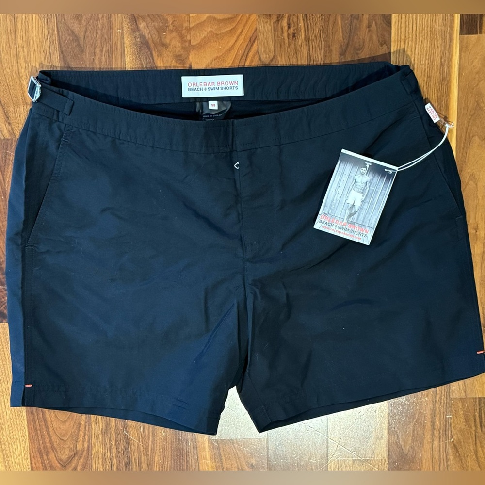 Orlebar Brown Swim Trunks - Size 38 Black